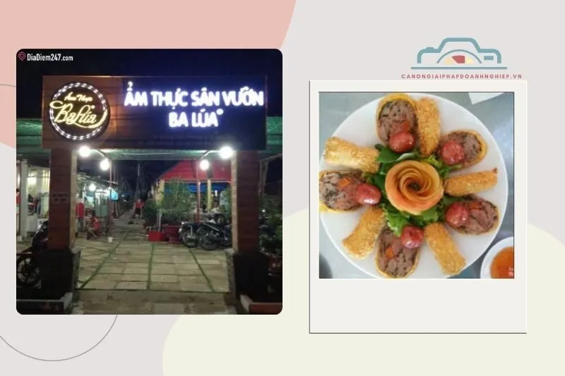 Ẩm thực sân vườn Ba Lúa