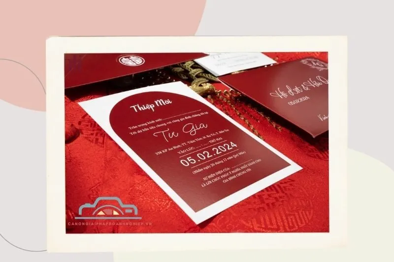 Thiệp cưới Minh Khôi